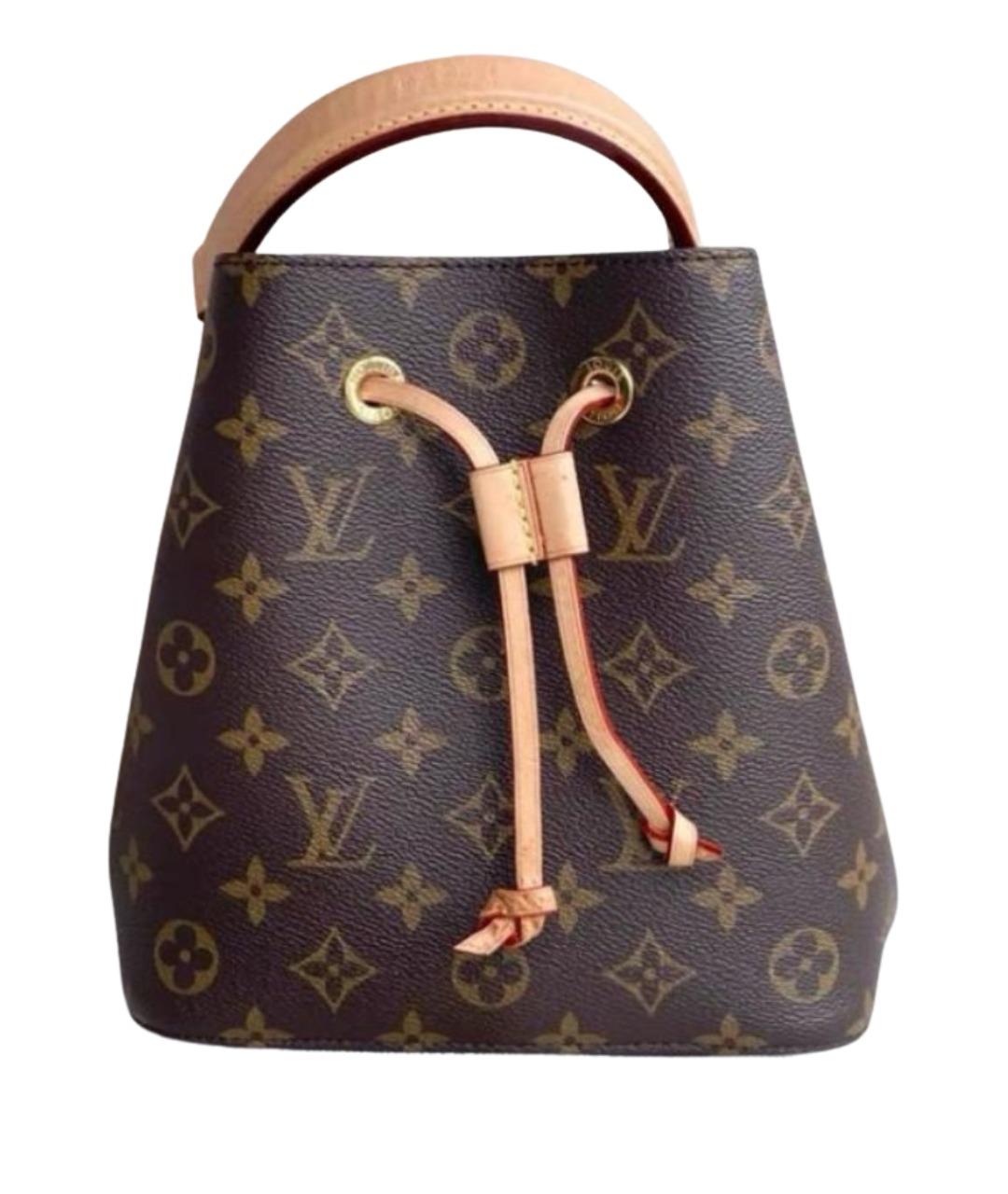 LOUIS VUITTON Коричневая сумка через плечо из канвы, фото 1