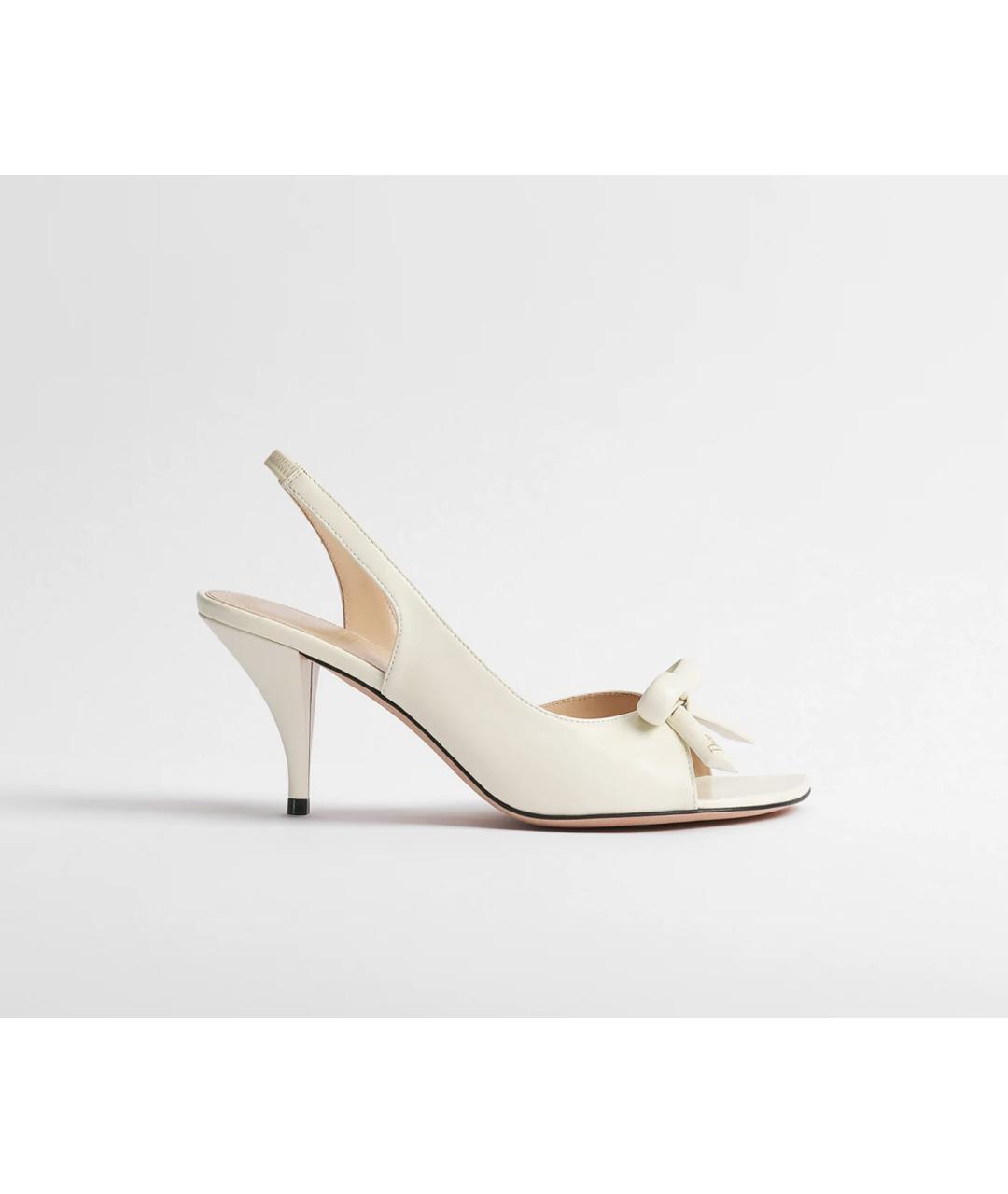 CHRISTIAN DIOR Белые кожаные туфли, фото 5