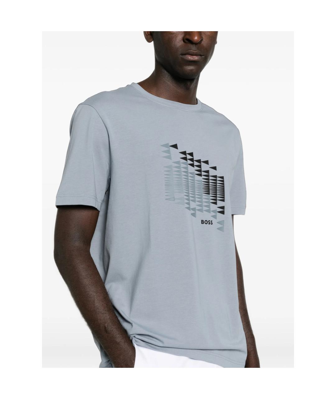 HUGO BOSS Серая футболка, фото 2