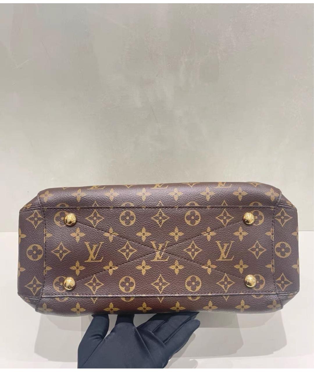 LOUIS VUITTON Коричневая сумка через плечо из канвы, фото 4