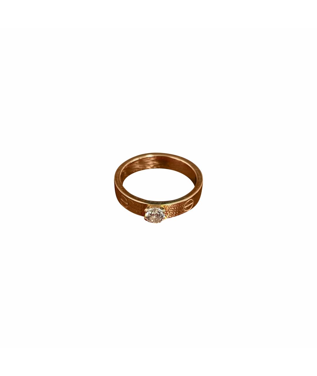 CARTIER Золотое кольцо из розового золота, фото 1