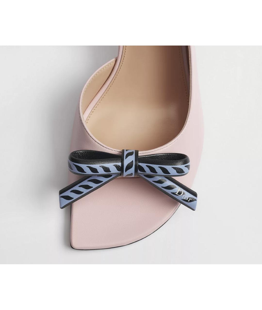 CHRISTIAN DIOR Розовые кожаные туфли, фото 2