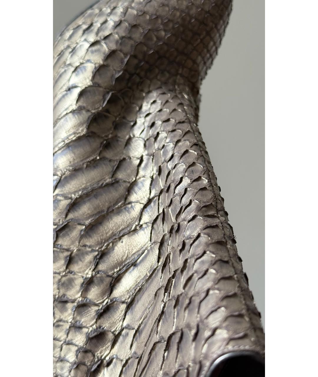 CHRISTIAN LOUBOUTIN Бежевые кожаные ботинки, фото 5