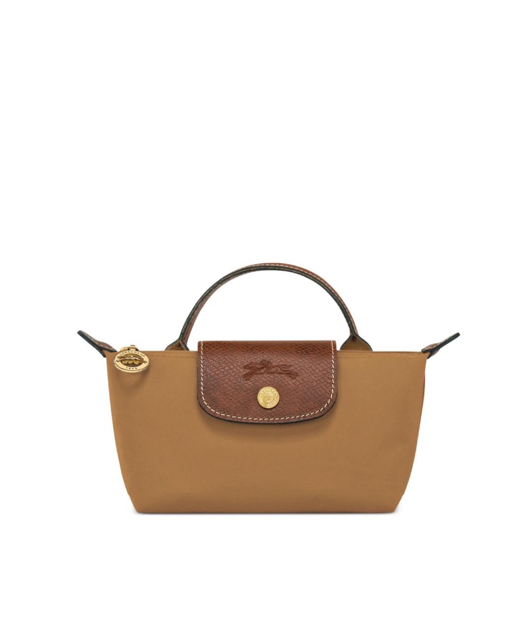 LONGCHAMP Коричневая синтетическая сумка тоут, фото 1
