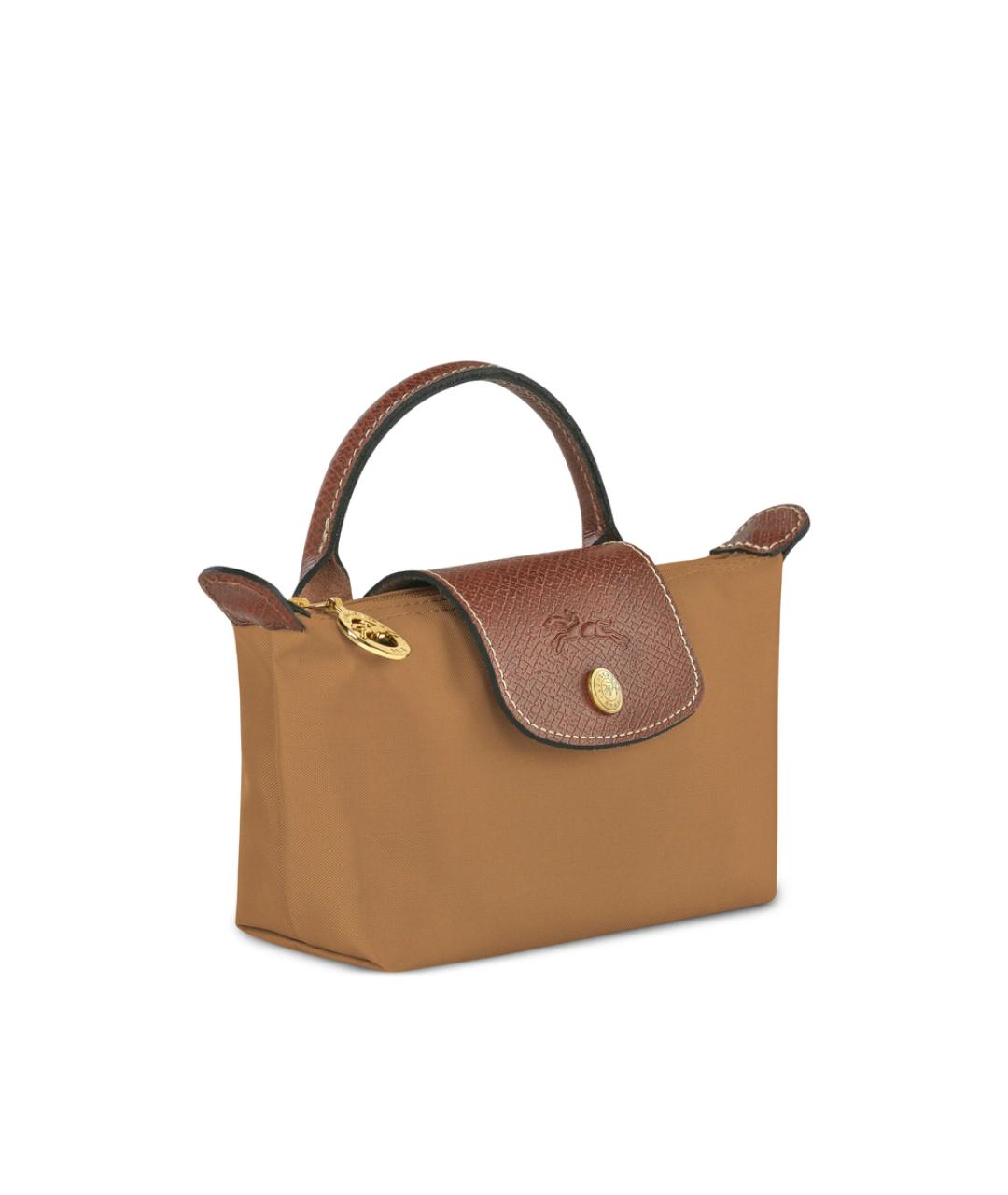 LONGCHAMP Коричневая синтетическая сумка тоут, фото 6