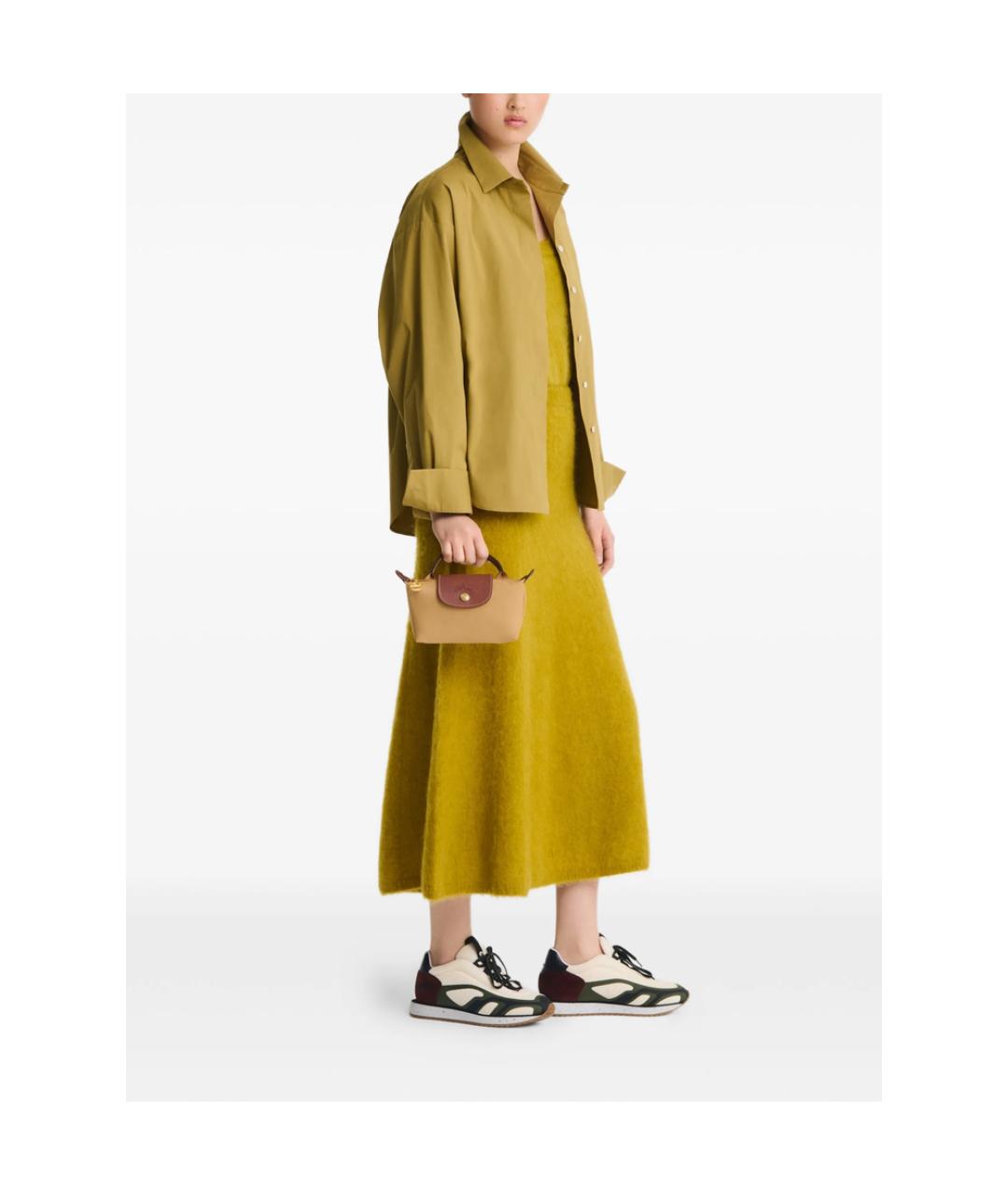 LONGCHAMP Коричневая синтетическая сумка тоут, фото 2