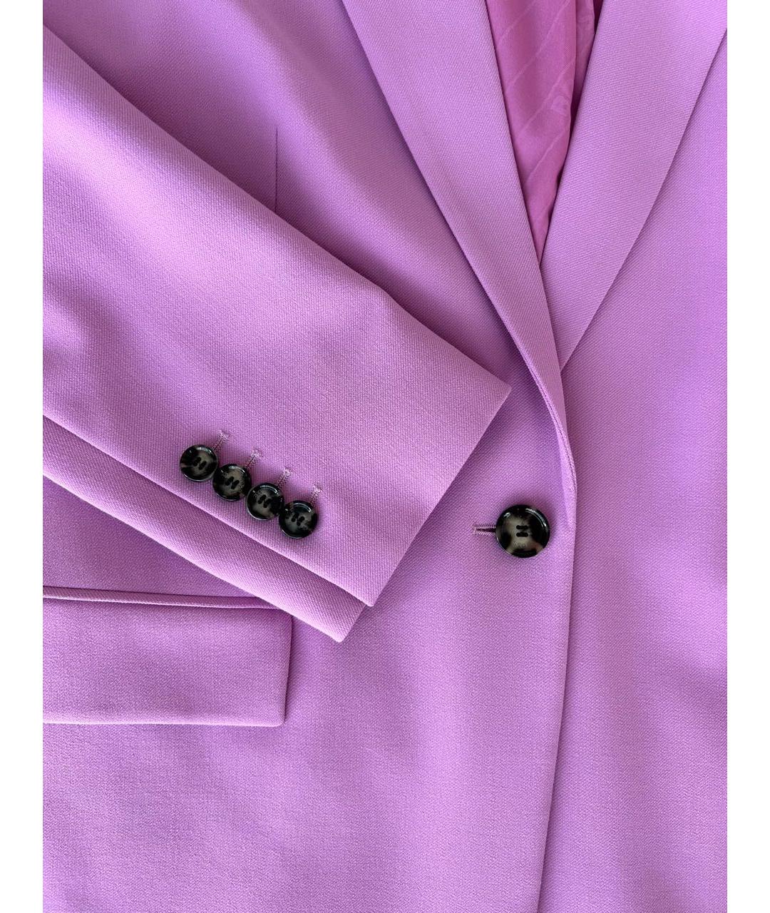 HUGO BOSS Розовый вискозный жакет/пиджак, фото 4
