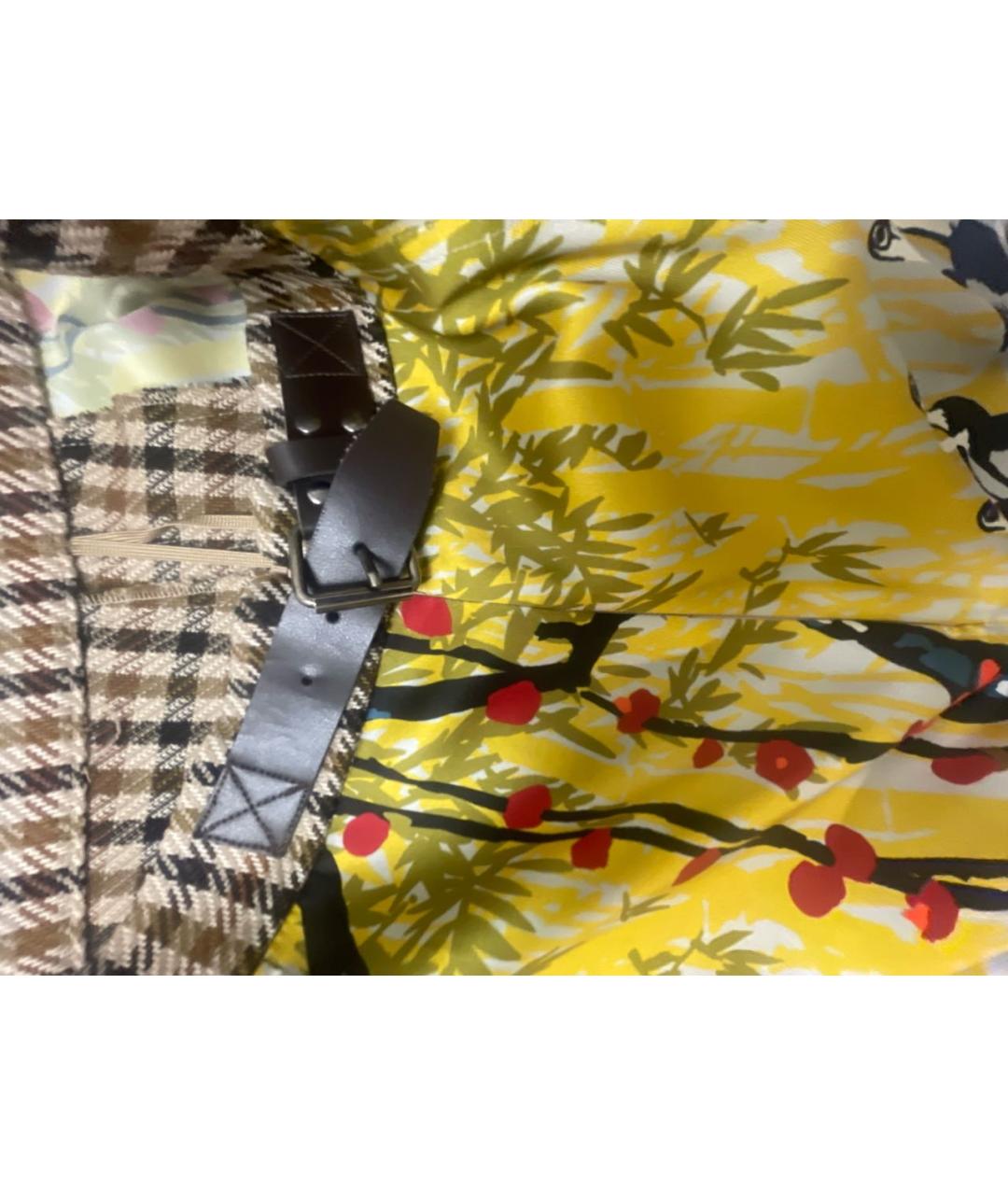 WEEKEND MAX MARA Коричневая шерстяная юбка макси, фото 5