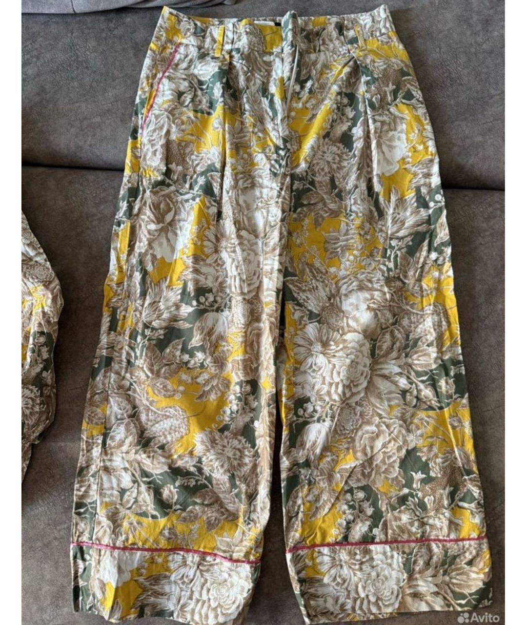 WEEKEND MAX MARA Мульти хлопковый костюм с брюками, фото 2