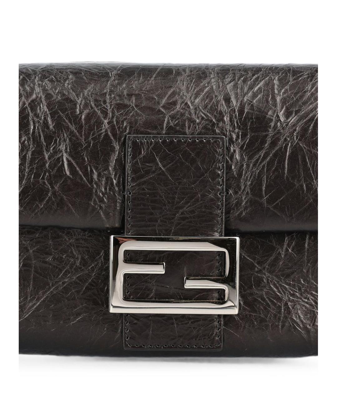 FENDI Кожаная сумка через плечо, фото 4