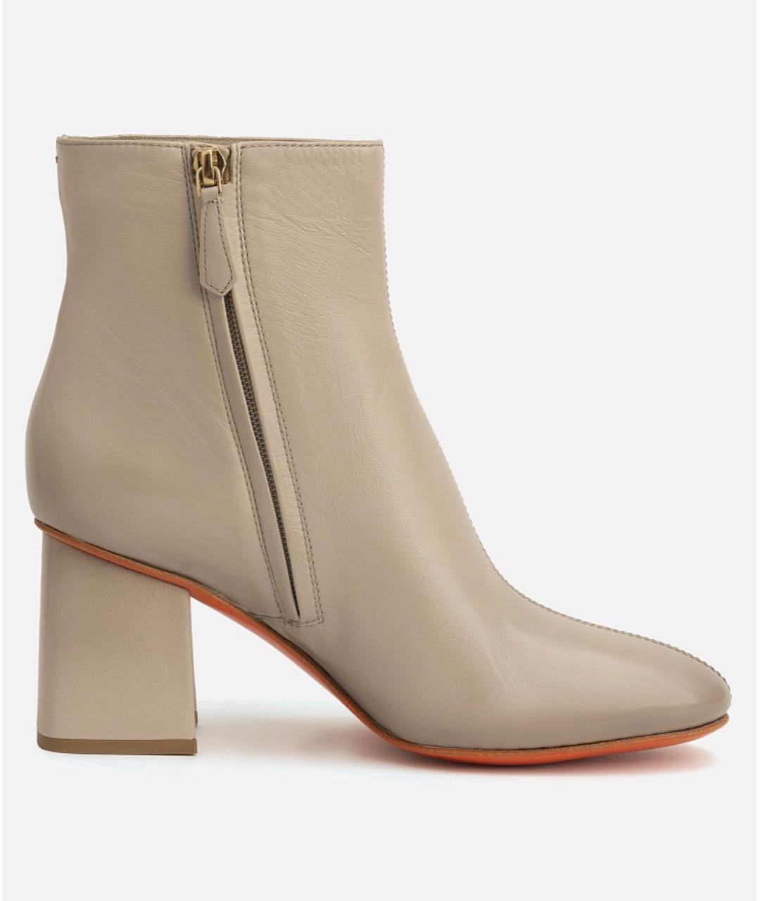 SANTONI Кожаные ботильоны, фото 5