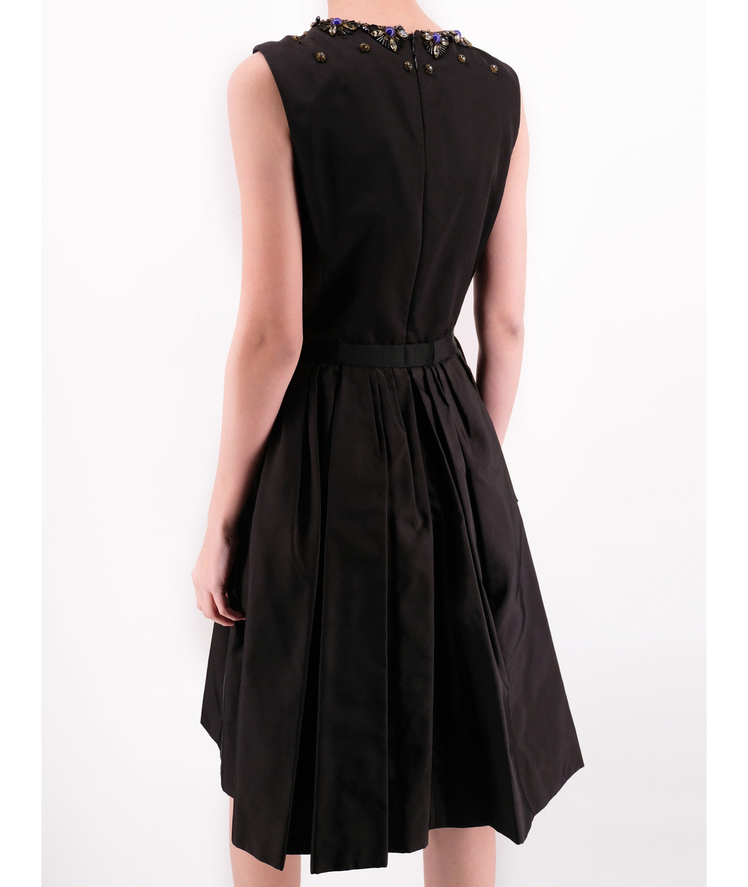 JASON WU Черное шелковое повседневное платье, фото 3