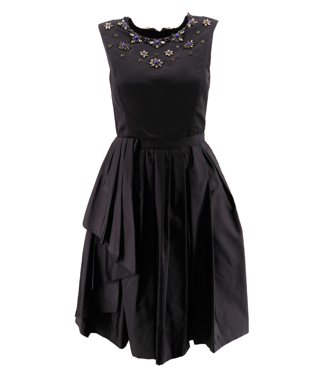 JASON WU Черное шелковое повседневное платье, фото 1