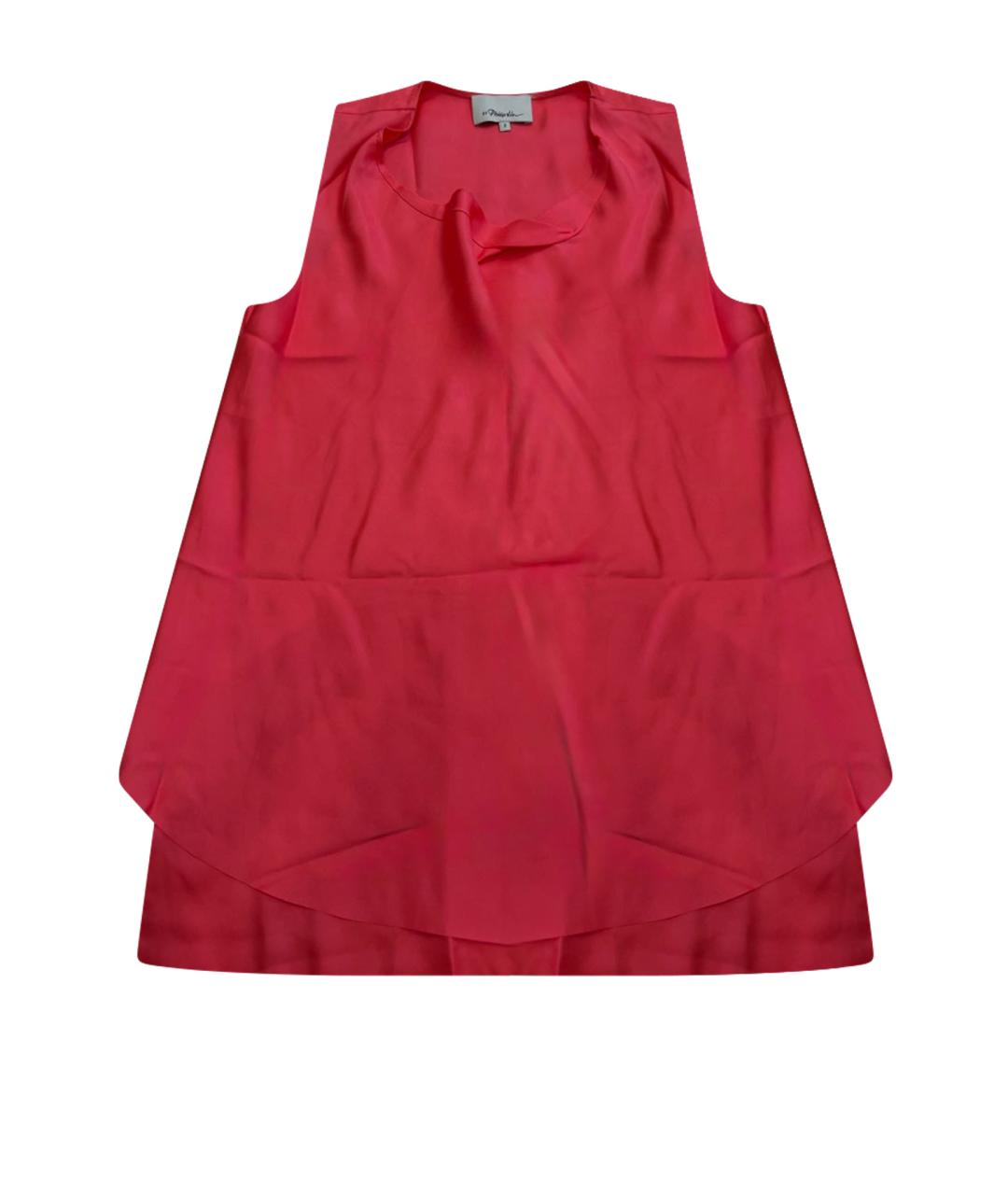 3.1 PHILLIP LIM Фуксия шелковая блузы, фото 1