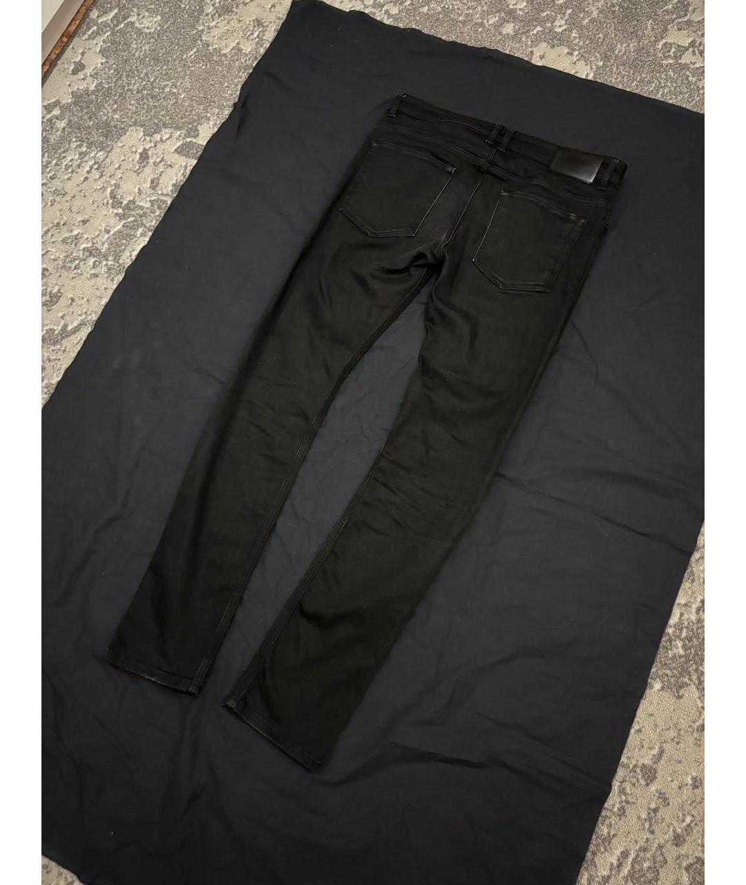 DIESEL BLACK GOLD Черные хлопко-полиэстеровые джинсы скинни, фото 4