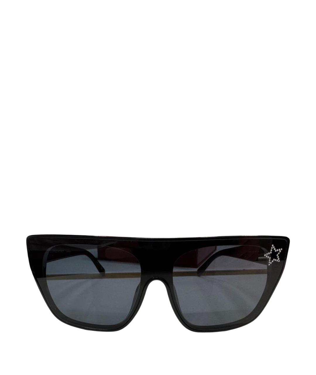 STELLA MCCARTNEY Черные пластиковые солнцезащитные очки, фото 1