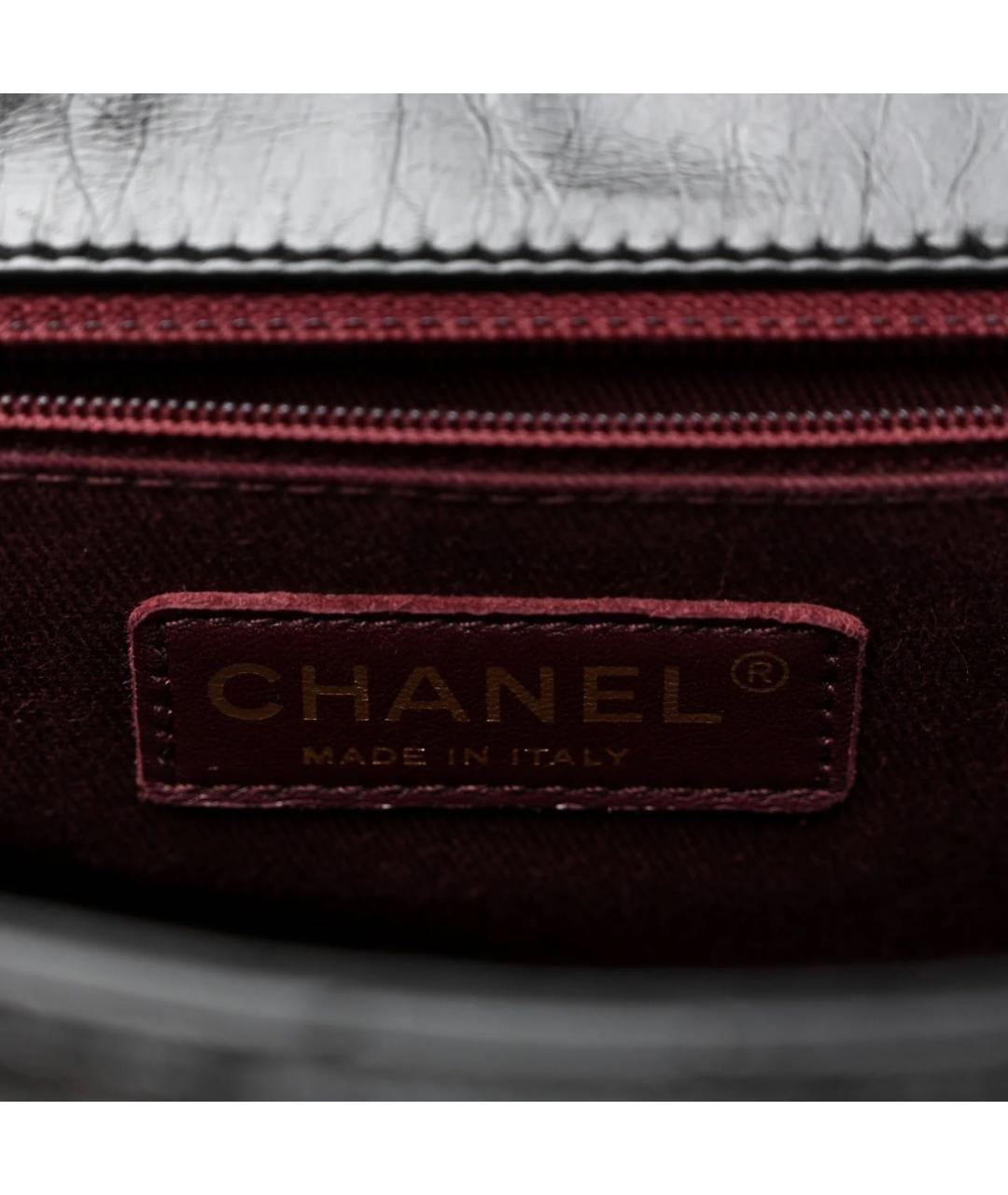 CHANEL Черная кожаная сумка через плечо, фото 4