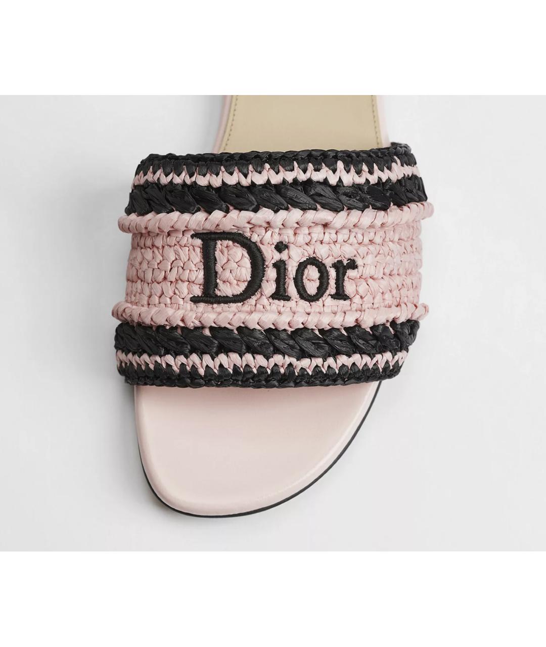 CHRISTIAN DIOR Розовые мюли, фото 2