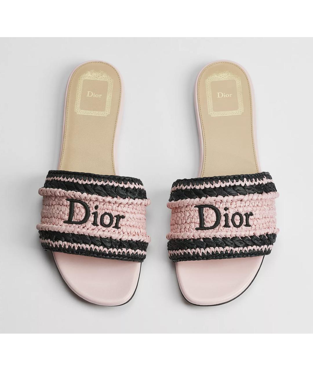 CHRISTIAN DIOR Розовые мюли, фото 4