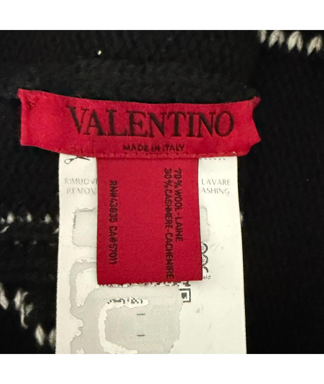 VALENTINO Черная кашемировая шапка, фото 4