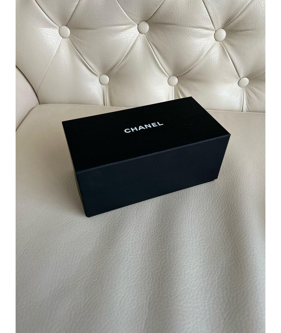CHANEL Бежевые пластиковые солнцезащитные очки, фото 4