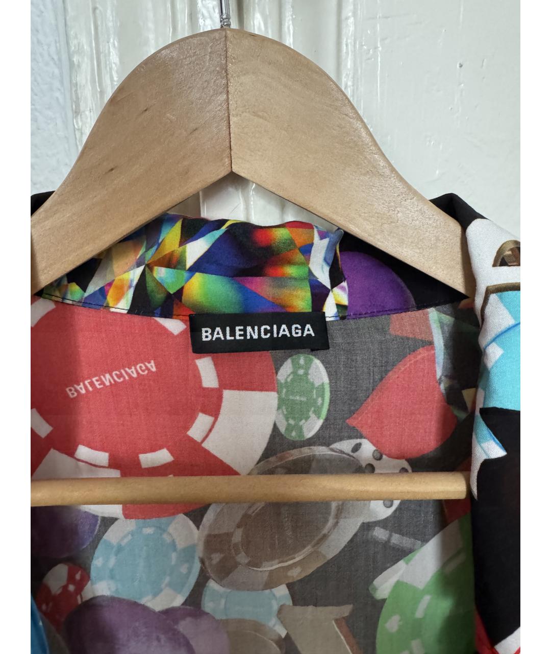 BALENCIAGA Мульти кэжуал рубашка, фото 2