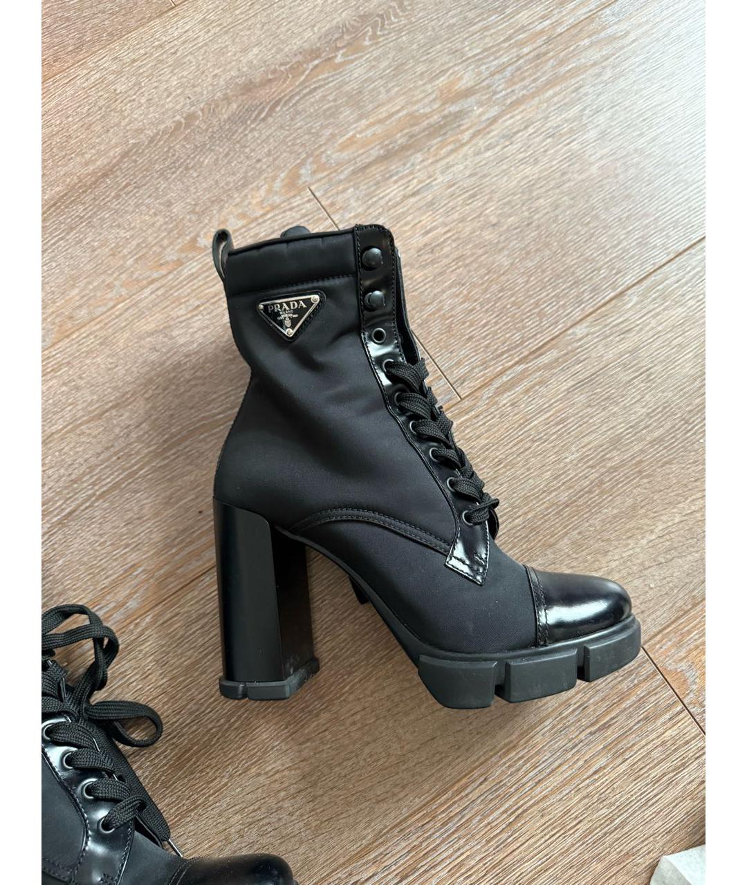 PRADA Черные ботильоны, фото 5