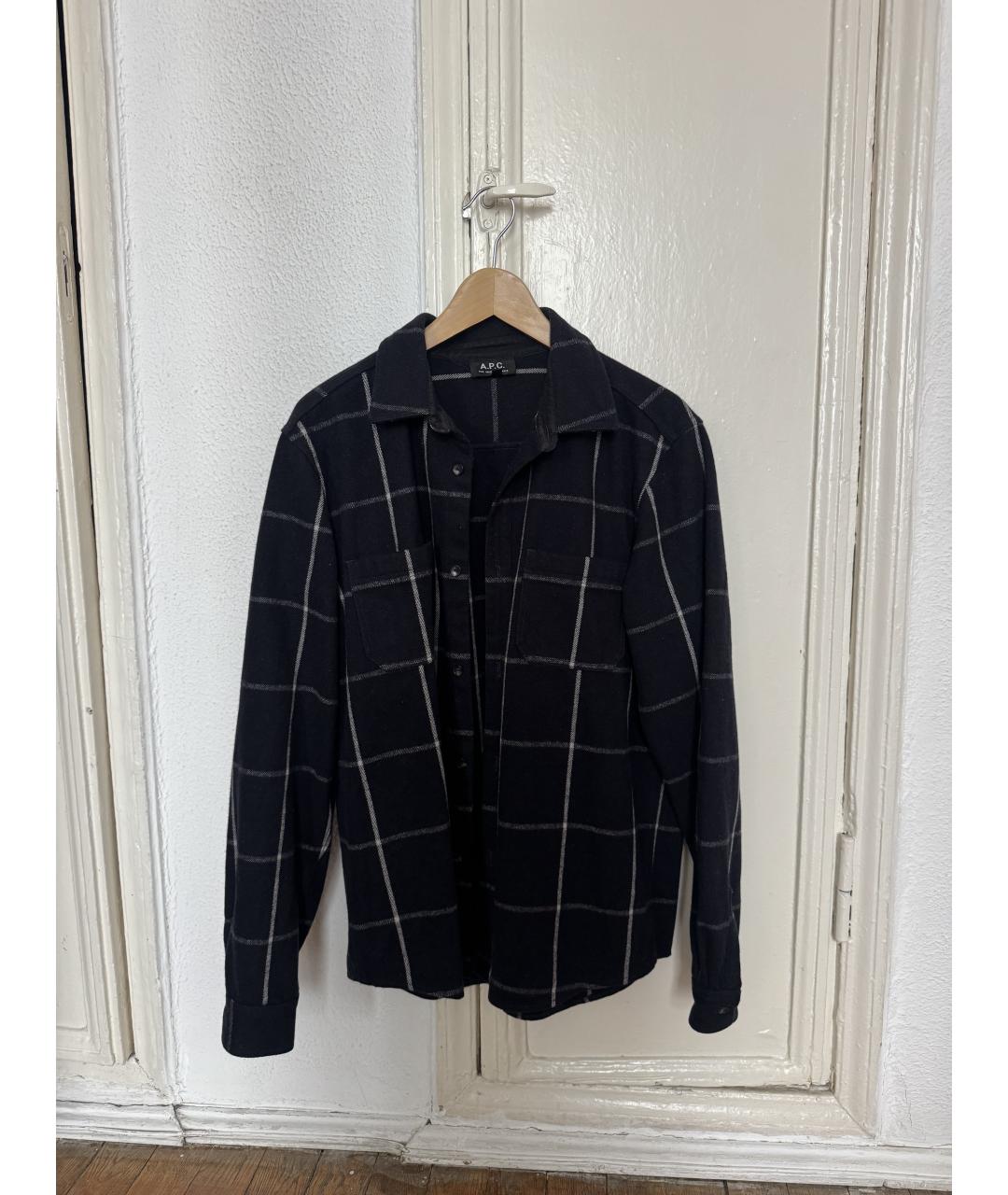 A.P.C. Темно-синяя шерстяная куртка, фото 5