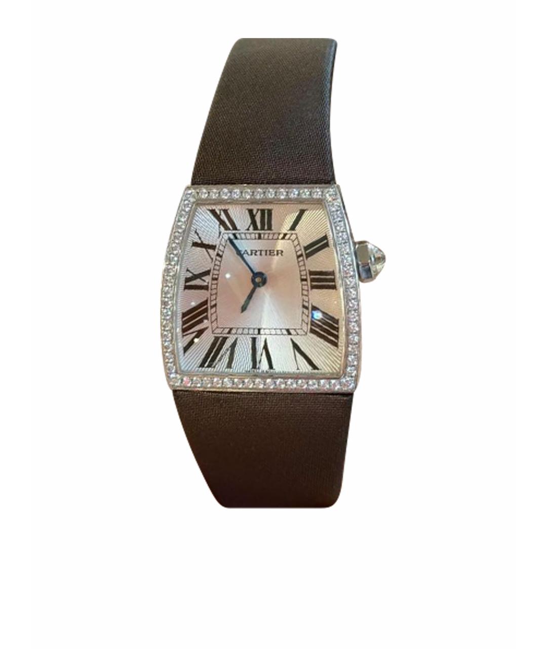 CARTIER Серебряные стеклянные часы, фото 1