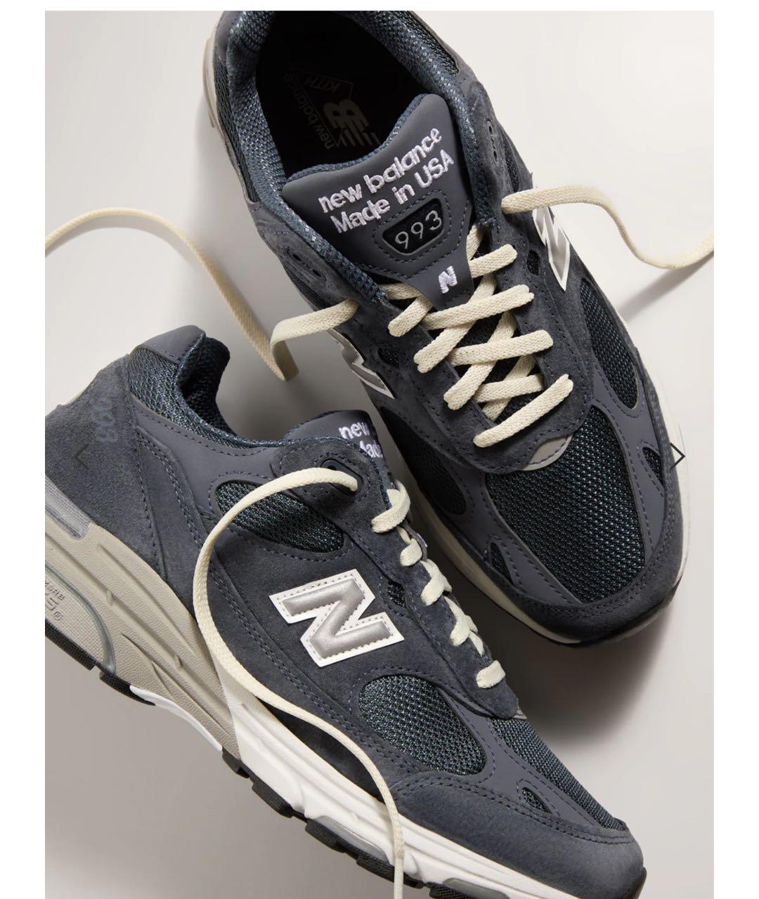 NEW BALANCE Темно-синие замшевые низкие кроссовки / кеды, фото 6