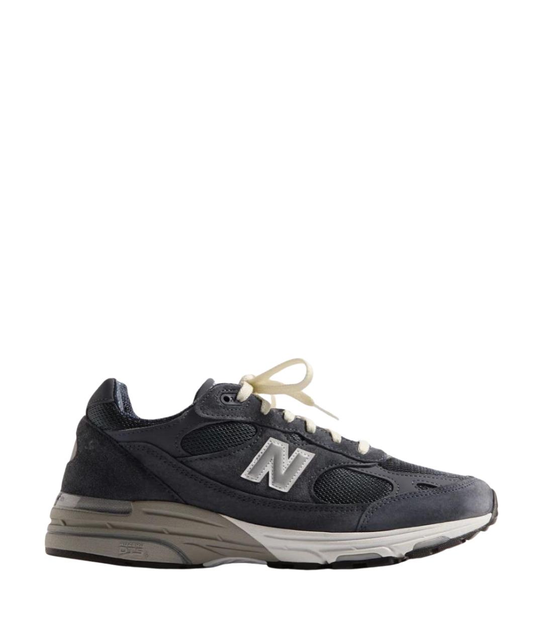 NEW BALANCE Темно-синие замшевые низкие кроссовки / кеды, фото 1