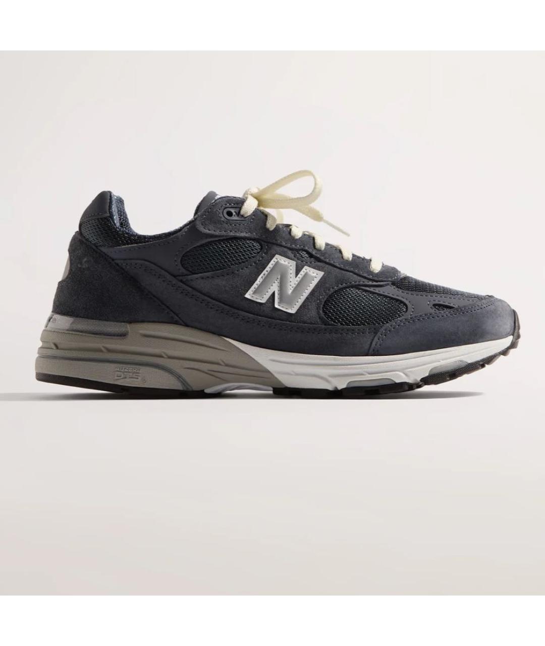NEW BALANCE Темно-синие замшевые низкие кроссовки / кеды, фото 9