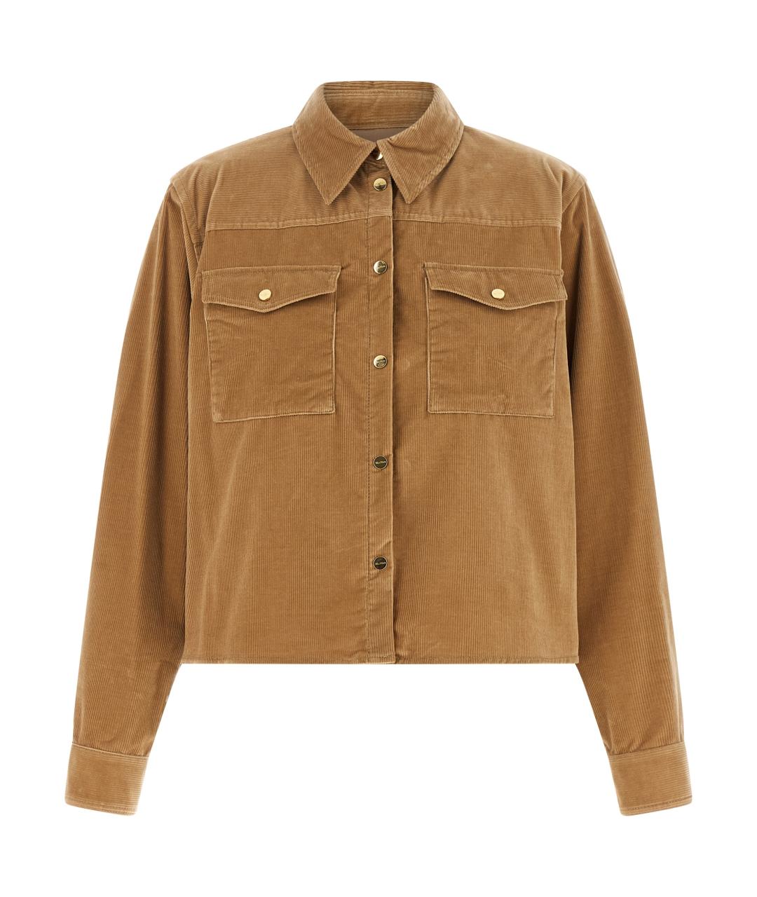 MAX MARA STUDIO Бежевая хлопковая куртка, фото 1