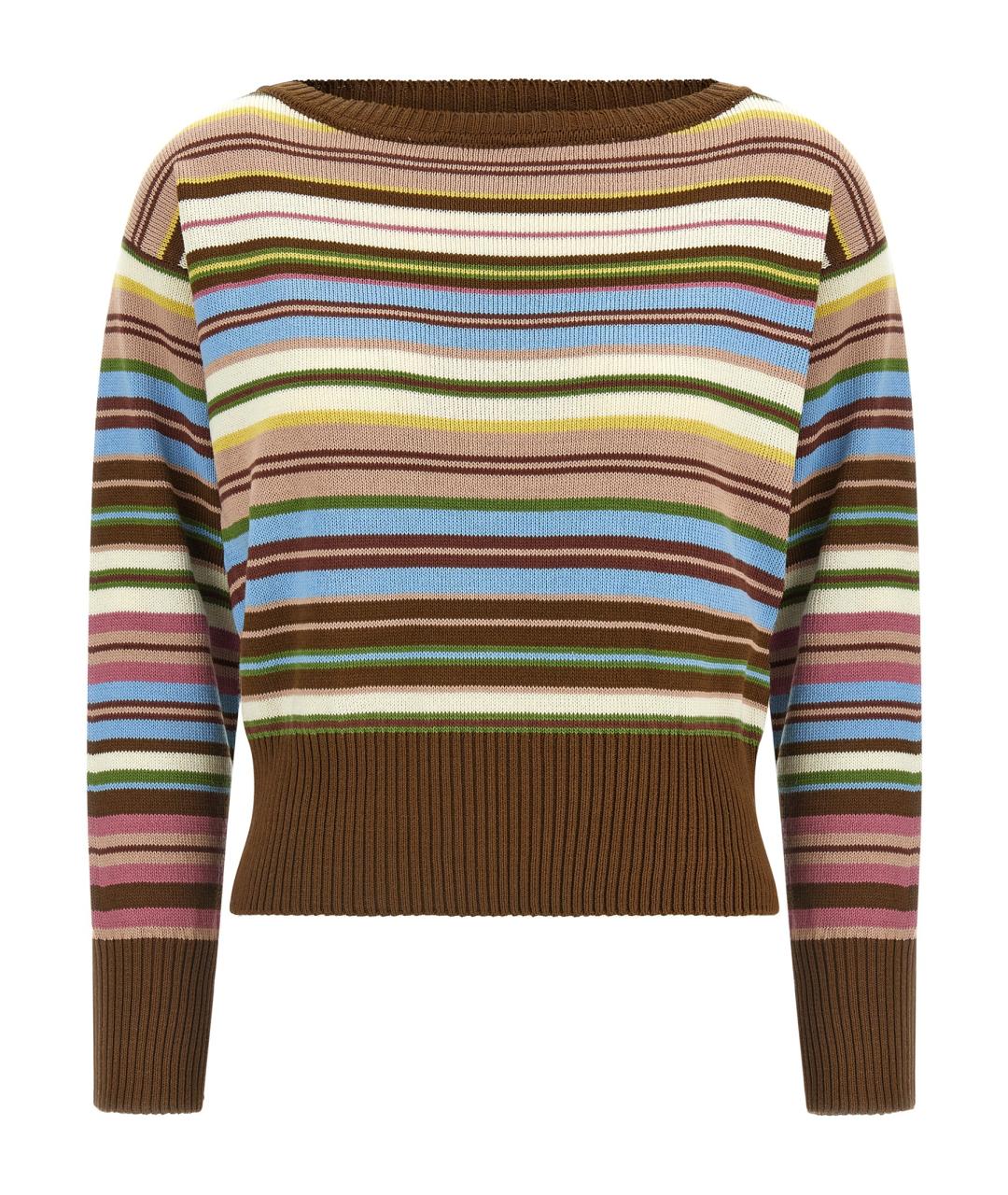 WEEKEND MAX MARA Мульти хлопковый джемпер / свитер, фото 1