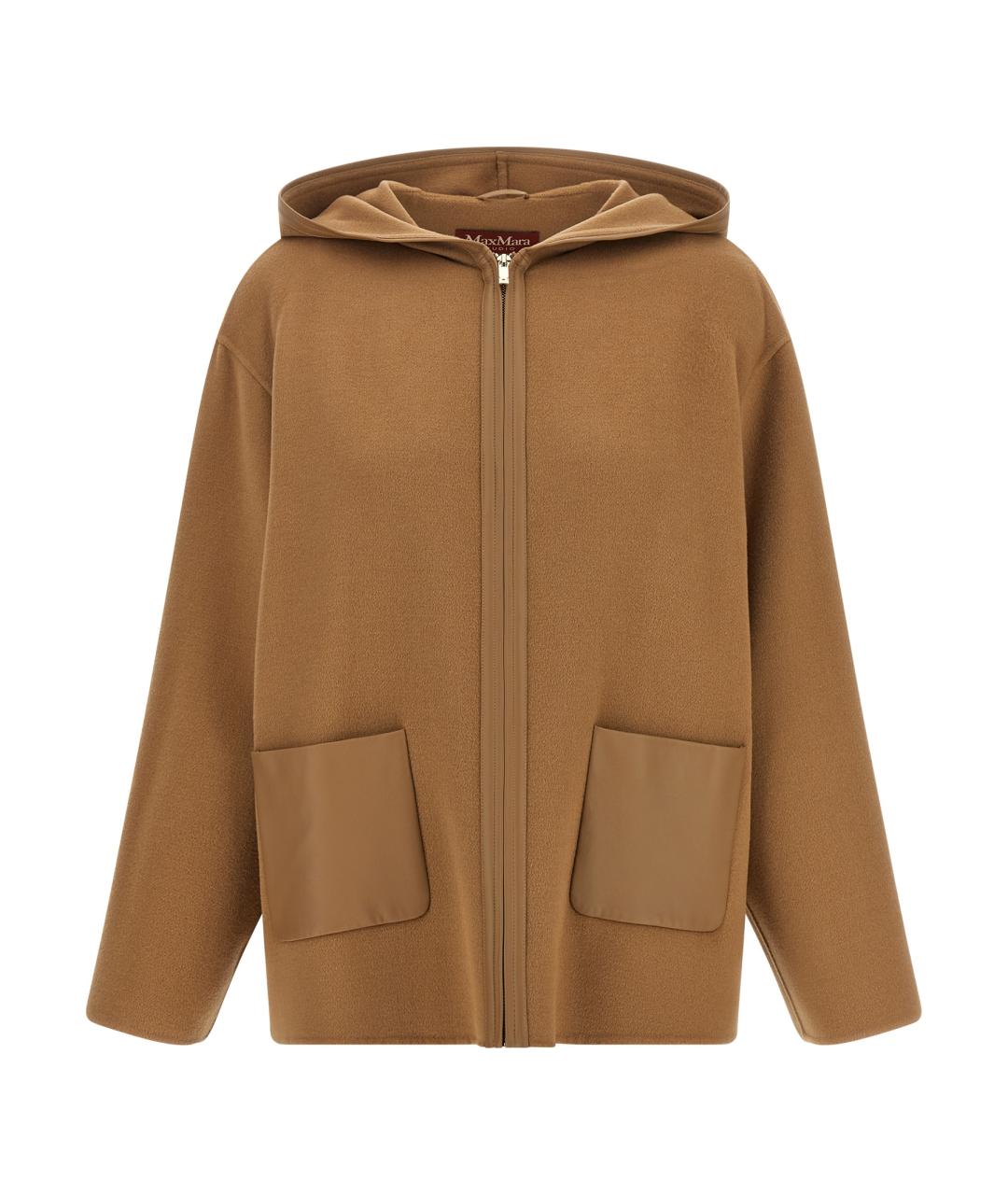 MAX MARA STUDIO Бежевая шерстяная куртка, фото 1