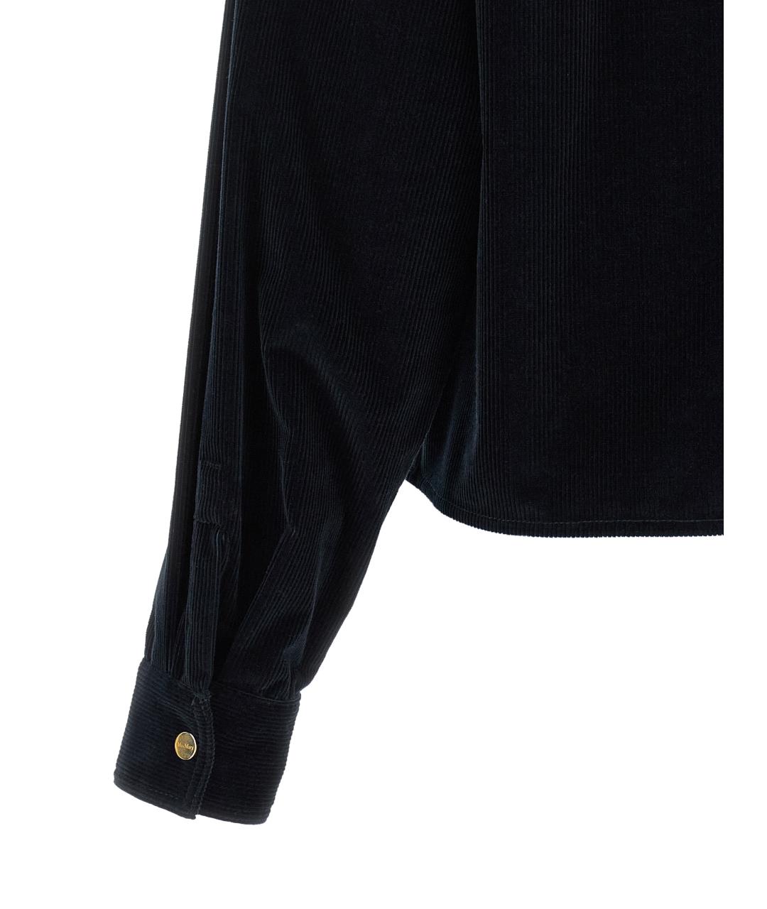 MAX MARA STUDIO Синяя хлопковая куртка, фото 4