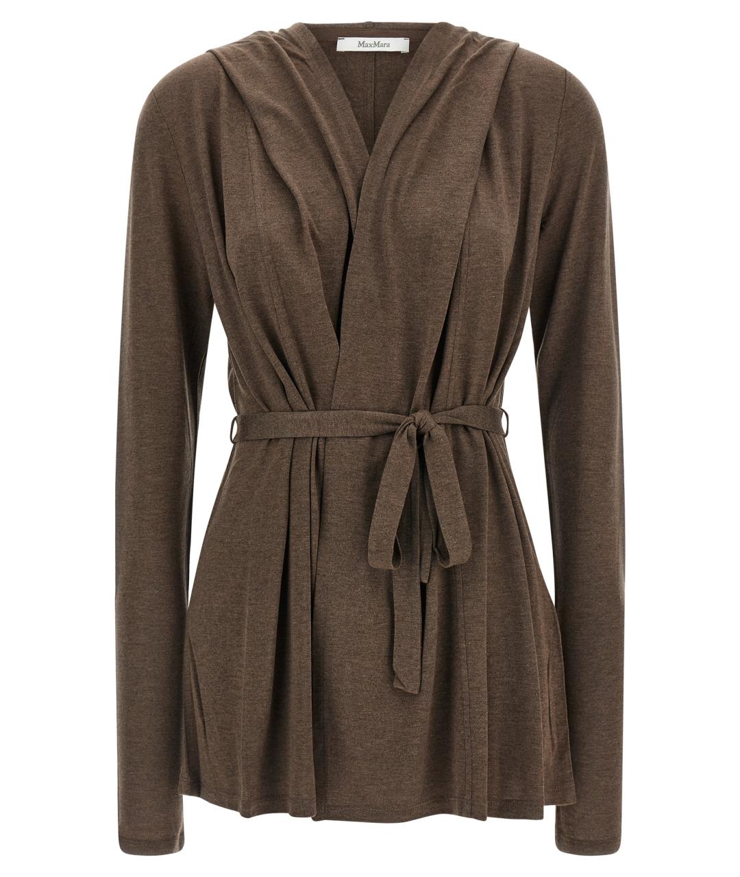 MAX MARA Коричневый кардиган, фото 1