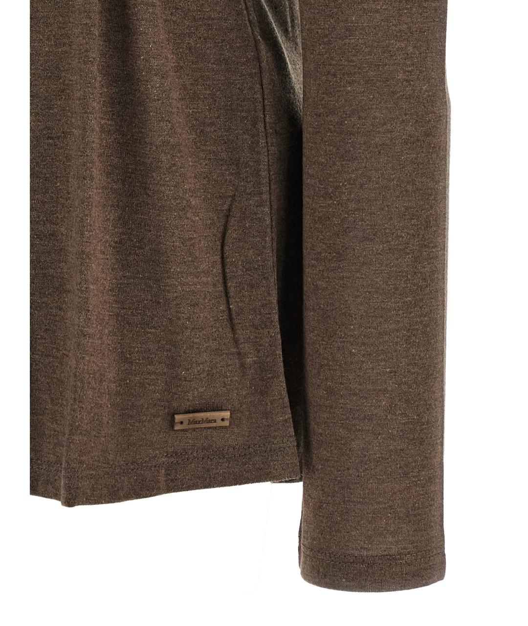MAX MARA Коричневый кардиган, фото 4