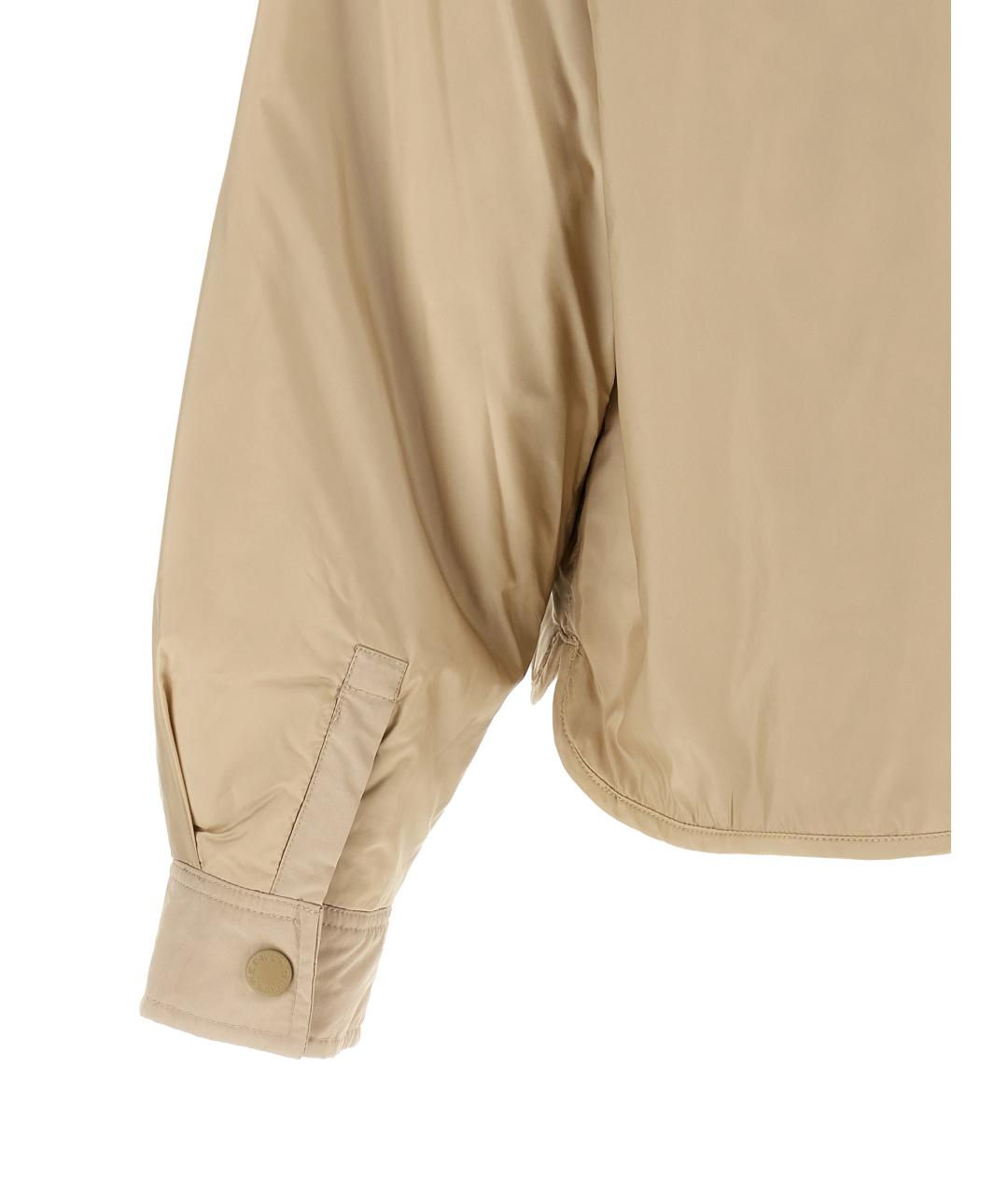 WEEKEND MAX MARA Бежевая полиэстеровая куртка, фото 4