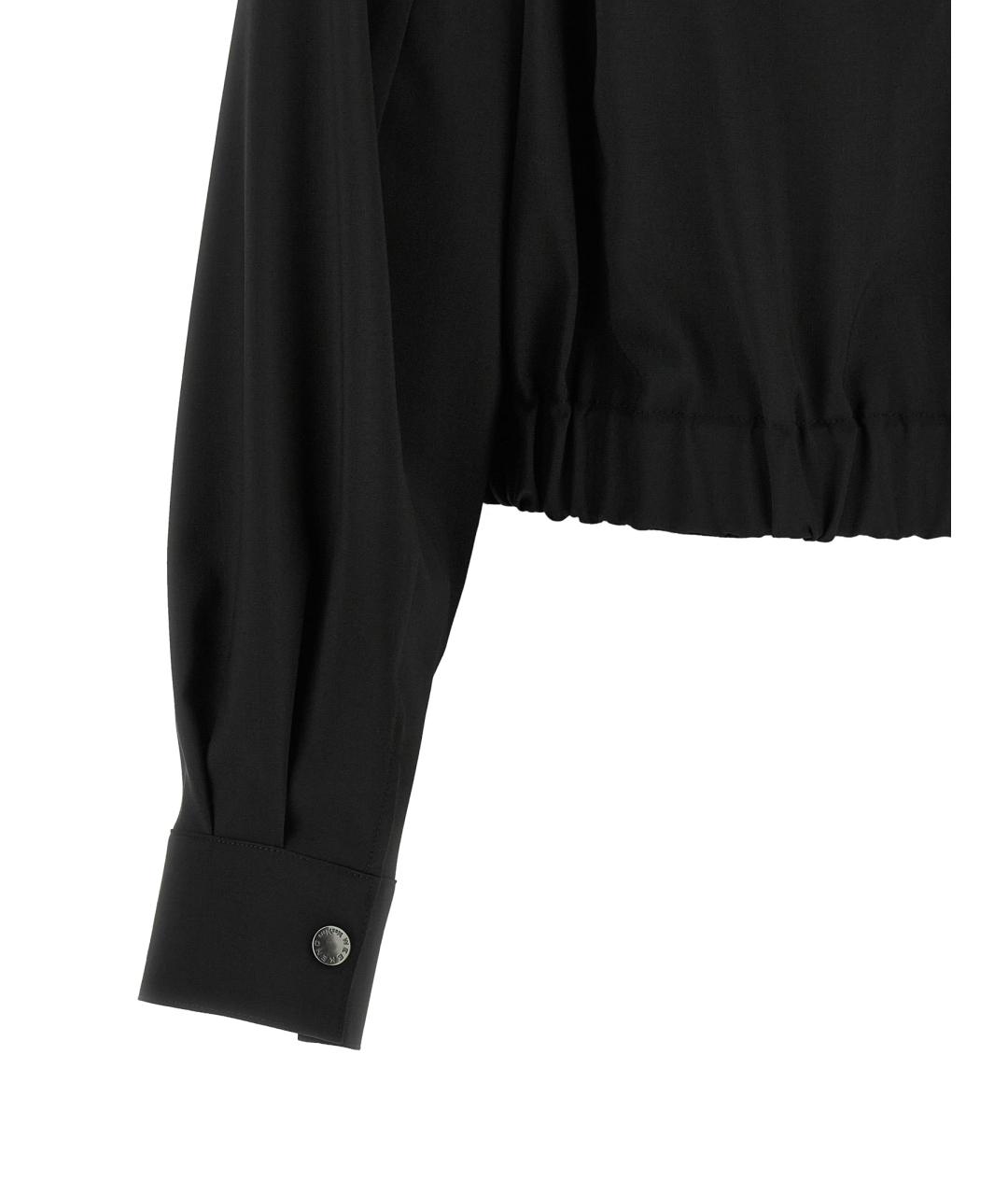 WEEKEND MAX MARA Черная шерстяная куртка, фото 4