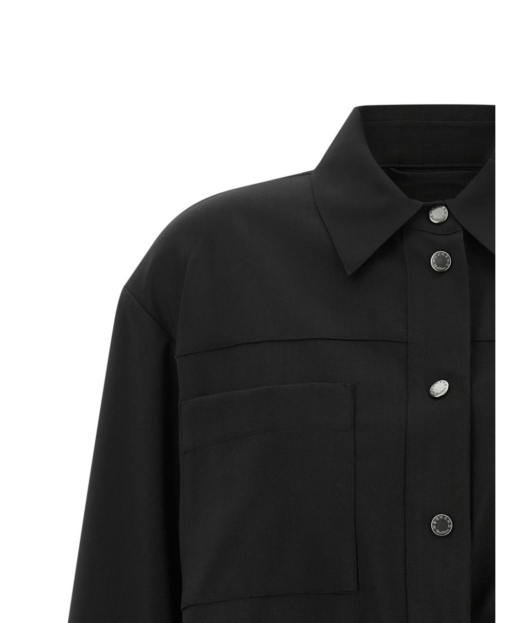 WEEKEND MAX MARA Черная шерстяная куртка, фото 3