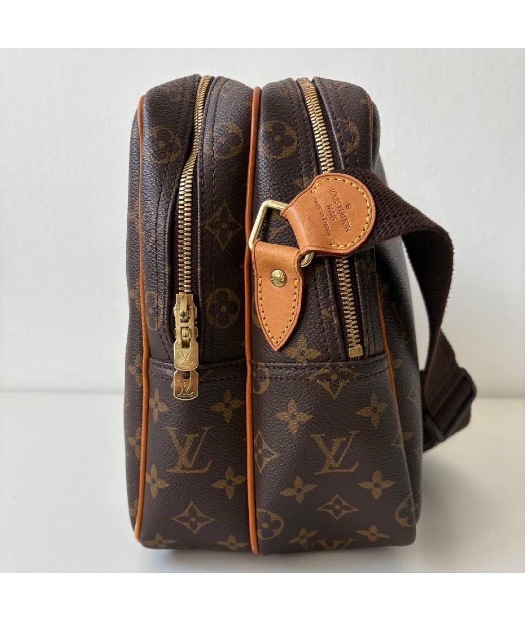 LOUIS VUITTON Коричневая сумка на плечо из канвы, фото 5