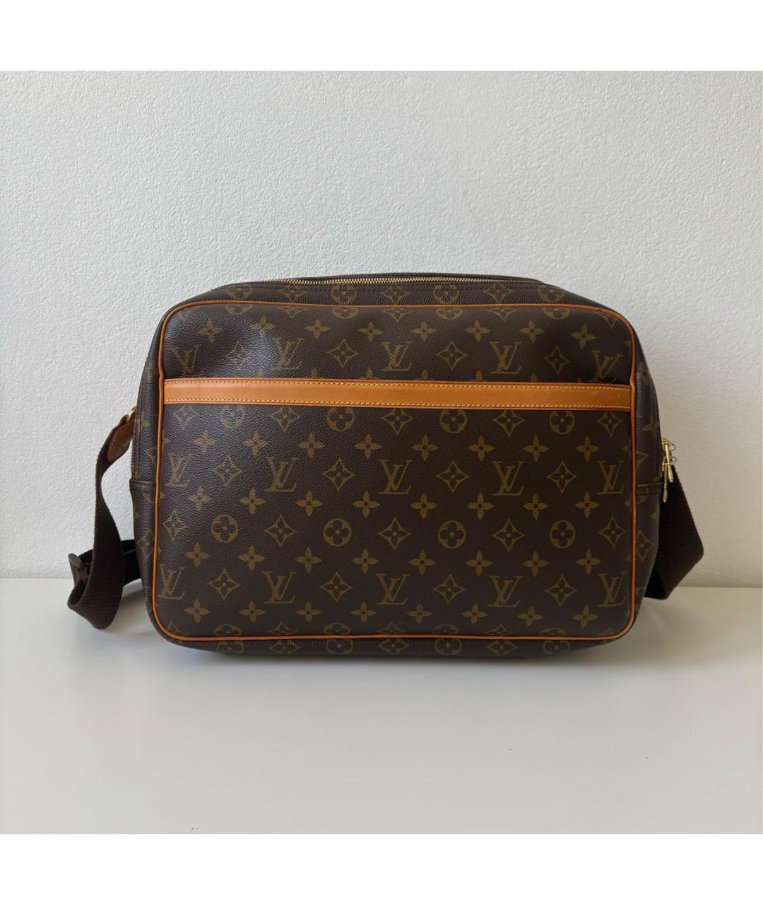 LOUIS VUITTON Коричневая сумка на плечо из канвы, фото 8