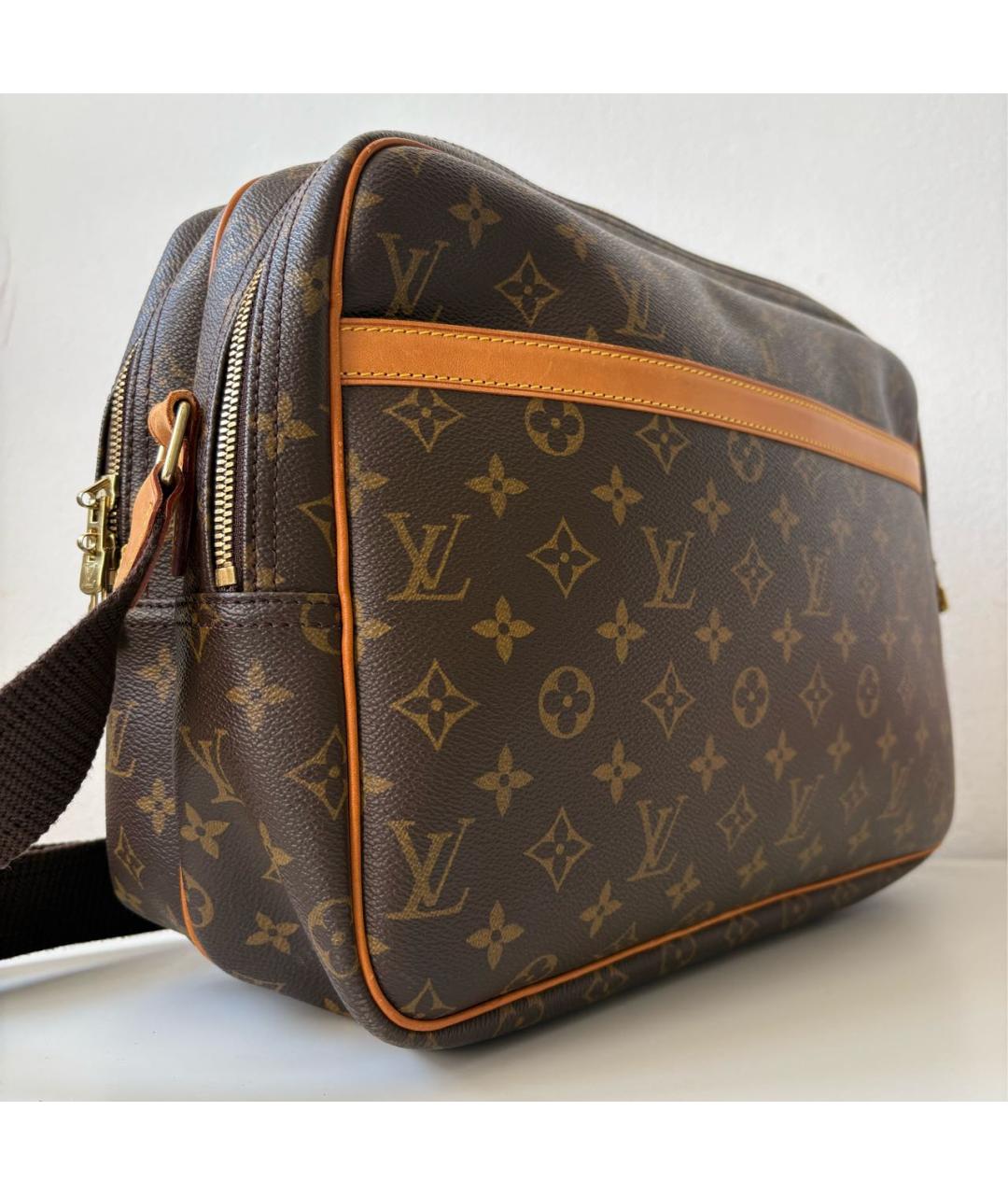 LOUIS VUITTON Коричневая сумка на плечо из канвы, фото 2