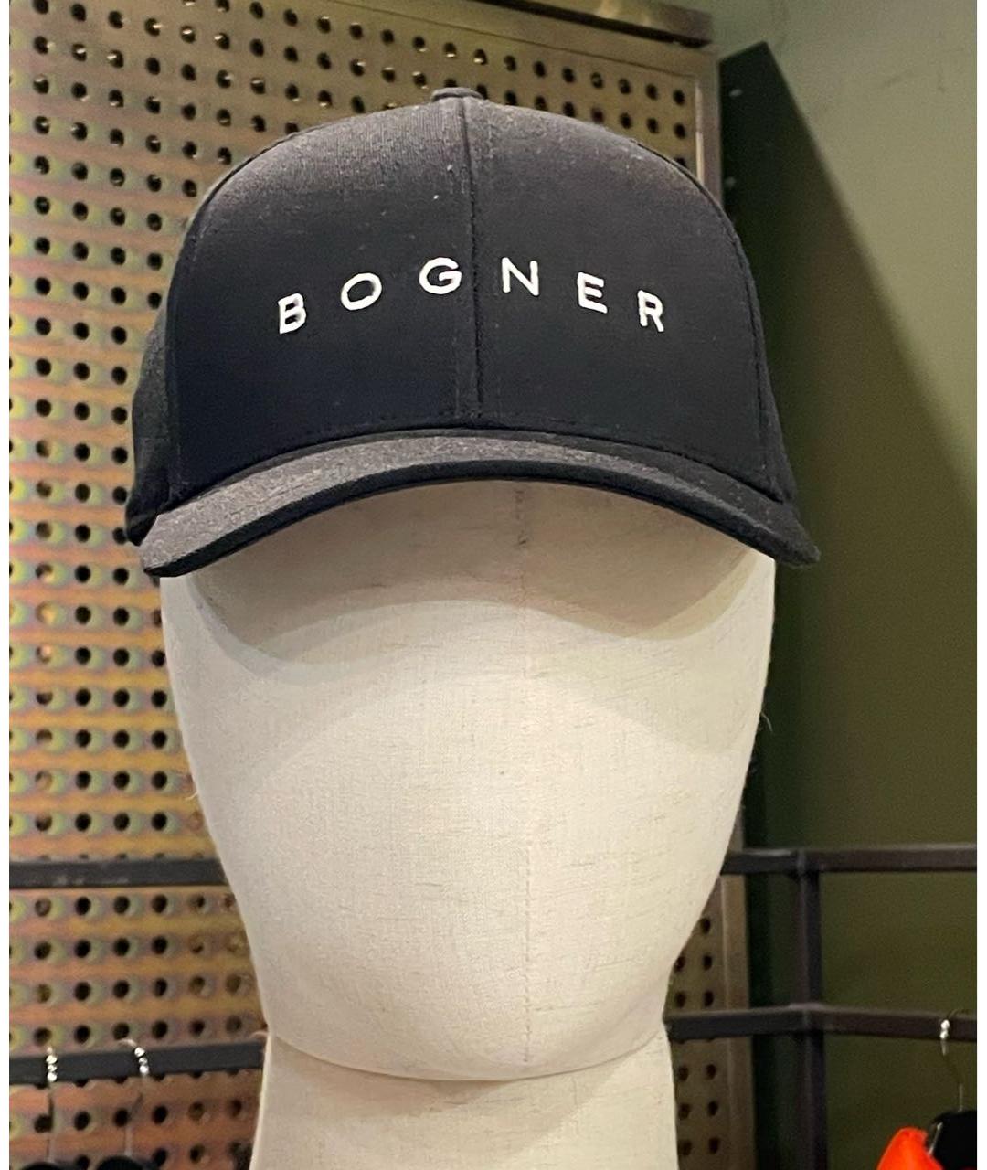 BOGNER Черная хлопковая кепка/бейсболка, фото 5
