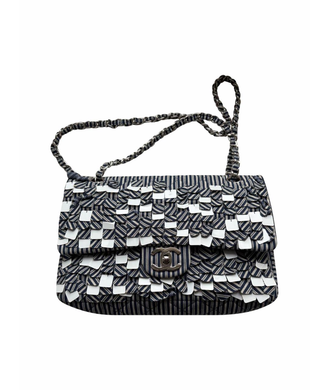 CHANEL Синяя сумка через плечо, фото 1