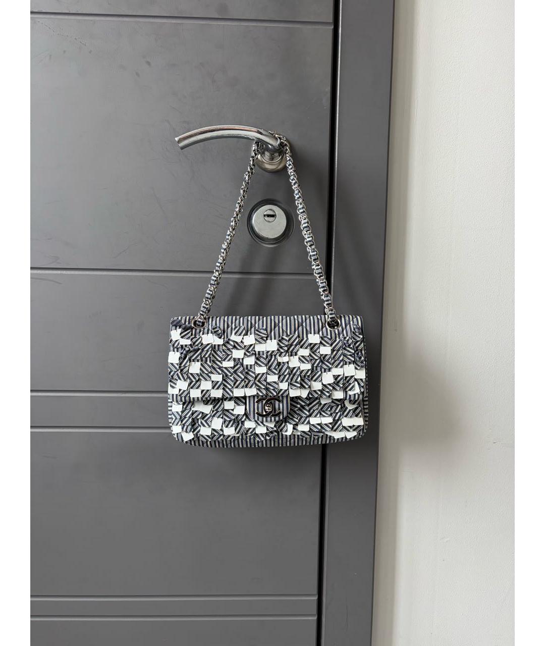 CHANEL Синяя сумка через плечо, фото 7