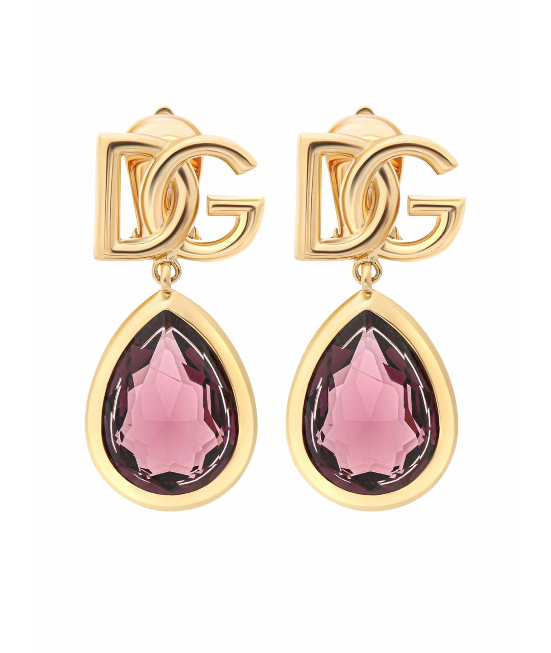 DOLCE&GABBANA Золотые латунные клипсы, фото 1