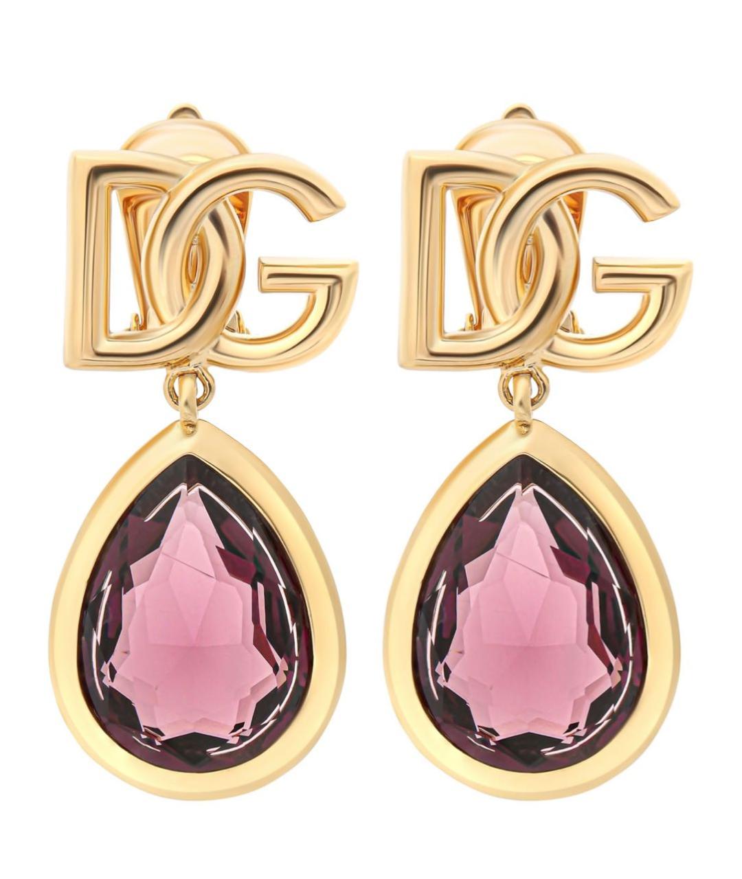 DOLCE&GABBANA Золотые латунные клипсы, фото 9