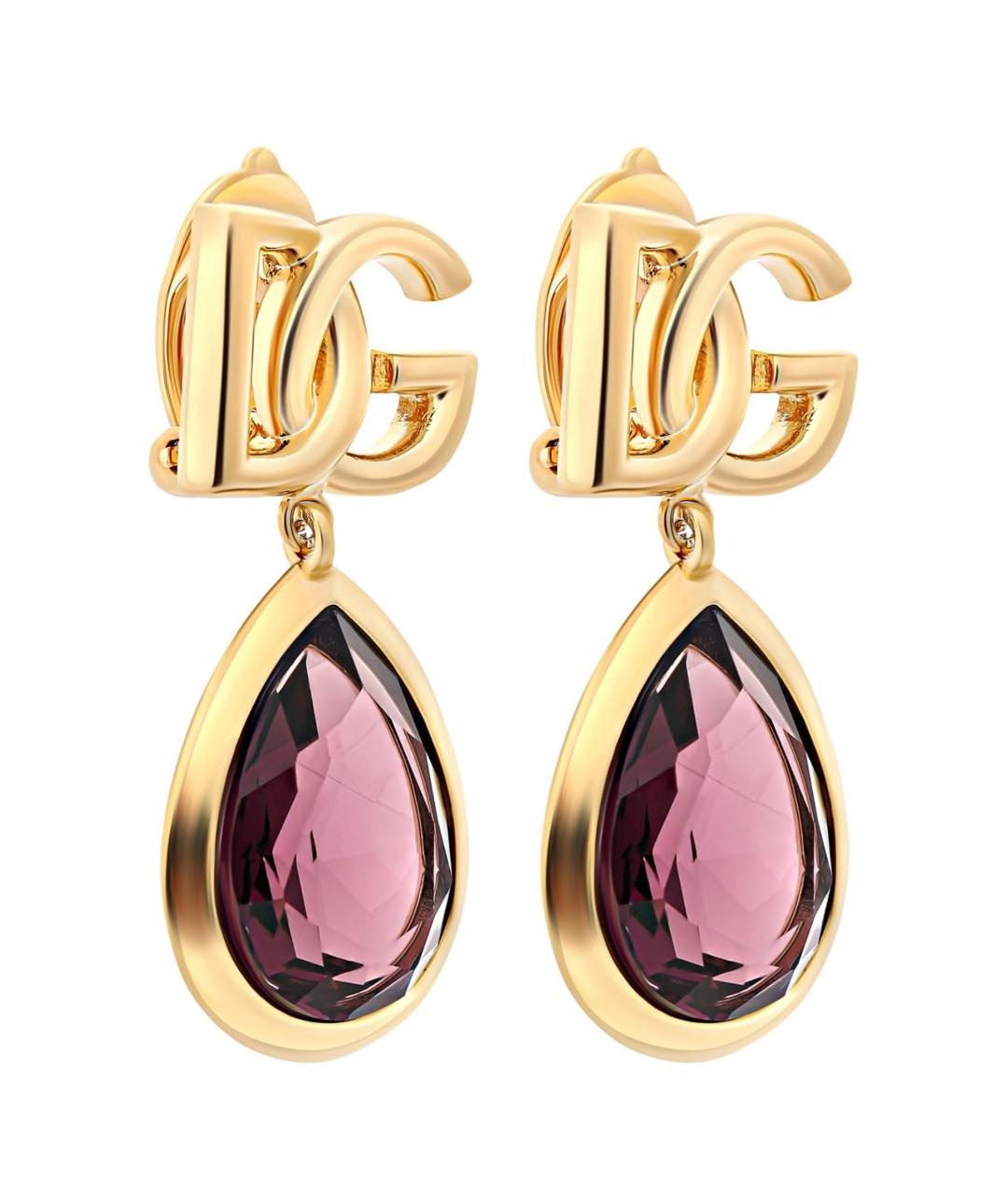 DOLCE&GABBANA Золотые латунные клипсы, фото 2